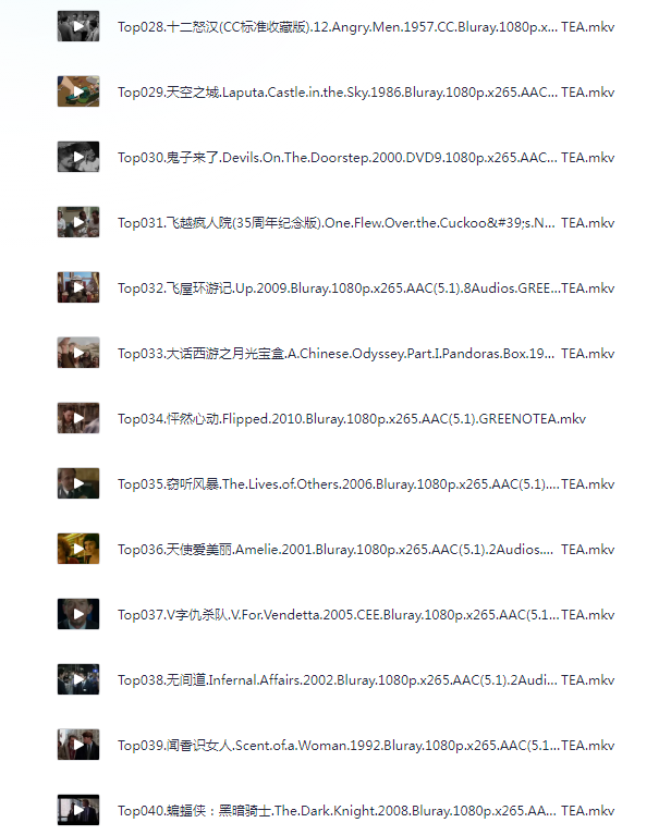 图片[3]-[夸克下载][豆瓣电影TOP250合集][WEB-MP4/695GB][英语中字][1080P][豆瓣高分电影大合集]-影音屋