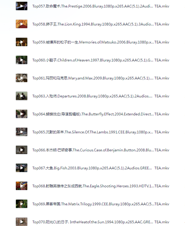 图片[5]-[夸克下载][豆瓣电影TOP250合集][WEB-MP4/695GB][英语中字][1080P][豆瓣高分电影大合集]-影音屋