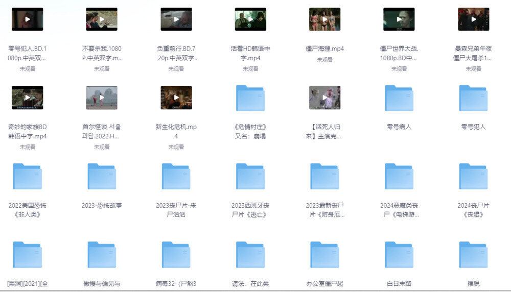 [夸克下载][600部丧尸片合集][WEB-MKV/727G][多国语中字][1080P]-影音屋