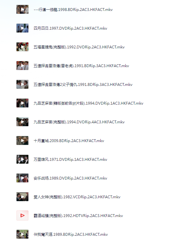 [夸克下载][香港经典电影170部合集][WEB-MP4/337G][国粤双语中字][1080P][大合集]-影音屋