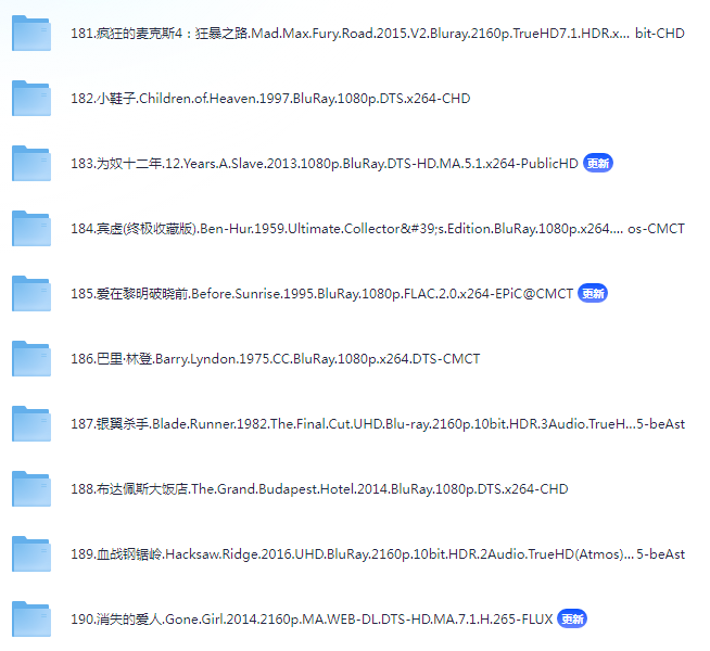 图片[2]-[夸克下载][2024年IMDB评分最高250部电影之181-190][WEB-MKV/206GB][英语中字][4K-2160P][收藏版]-影音屋