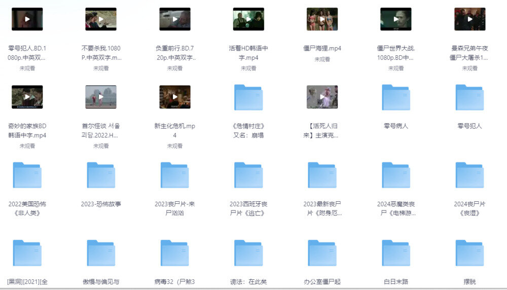 [夸克下载][600部丧尸片合集][WEB-MKV/727G][多国语中字][1080P]-影音屋