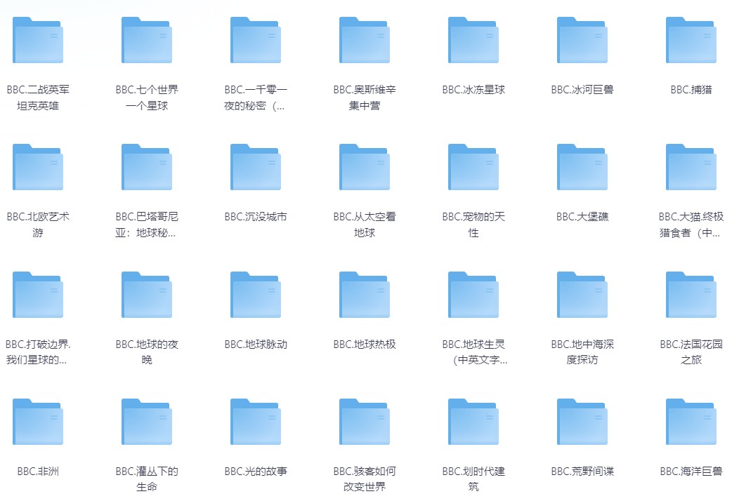 图片[2]-[夸克网盘][纪录片合集][全230部][WEB-MKV/2.4TB][国英双语中字][1080P]-影音屋