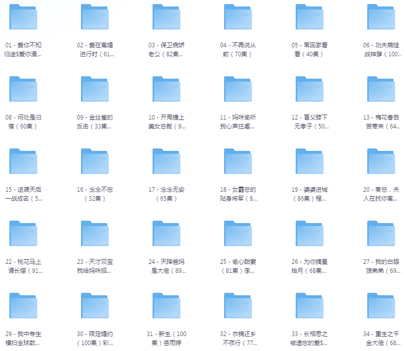 [夸克下载][抖音热门短剧爽片34部][WEB-MP4/28GB][国语中字][720P][爽片短剧8.22]-影音屋