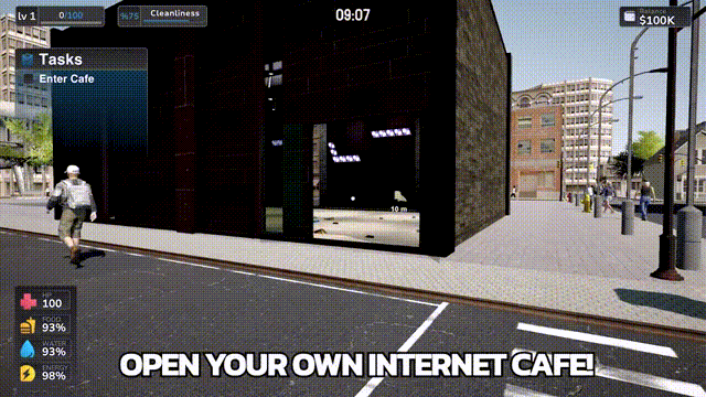 《网吧模拟器2025(Internet Cafe Simulator 2025)》Build17032379官方版[俄网Пиратка 2025.01.22更新2.2G]-影音屋