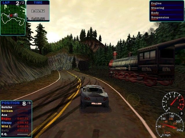 图片[2]-《极品飞车4孤注一掷(Need For Speed 4 High Stakes)》V1.0汉化版[国网游侠转 2020.09.30压制391.6M]-影音屋