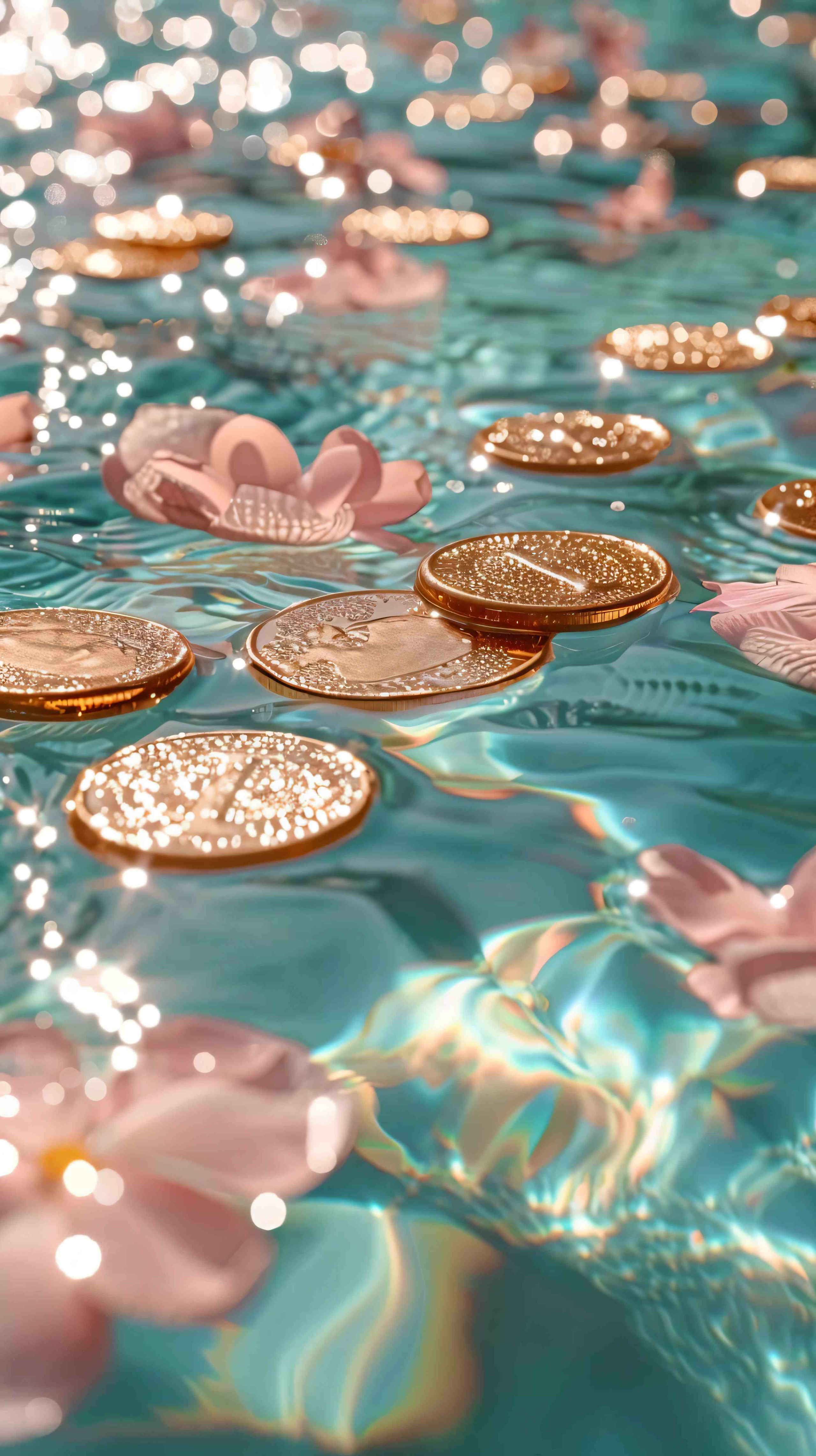 流水生金壁纸图片[491M]-影音屋