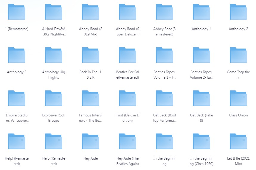 《甲壳虫乐队单曲+专辑合集》[FLAC/MP3][18GB]-影音屋