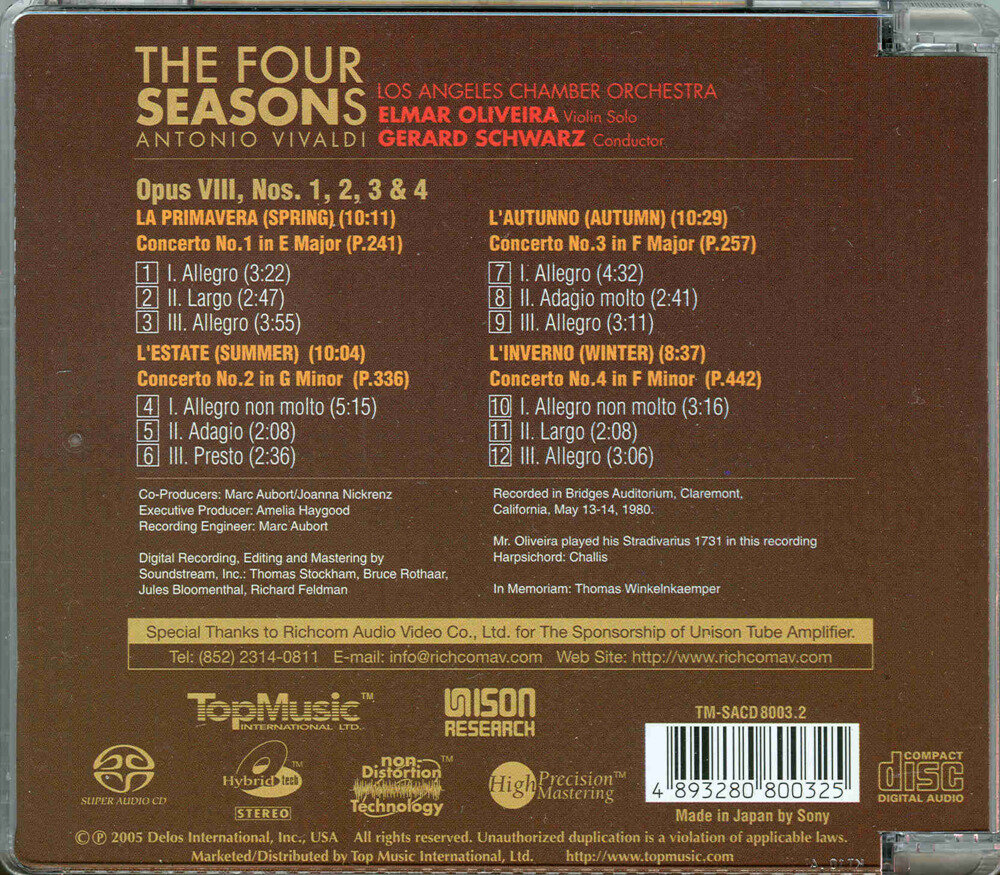 图片[2]-发烧天碟-胆机必备 维瓦尔第《四季》(SACD)[402M]-影音屋