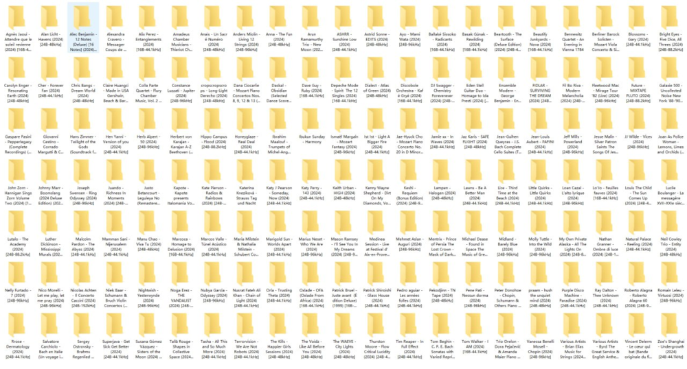 [2024年9月20日发行的147张新专辑][FLAC/分轨][129GB]-影音屋