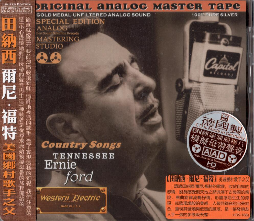 美国乡村音乐之父 田纳西·尔尼·福特 《田纳西·尔尼·福特》6N纯银镀膜 [WAV+CUE][1.1G]-影音屋