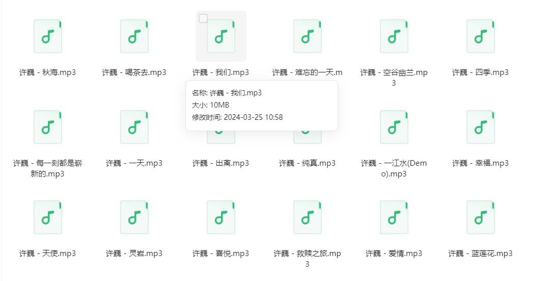图片[2]-许巍《许巍歌曲合集》[320K/MP3][400.4MB]-影音屋