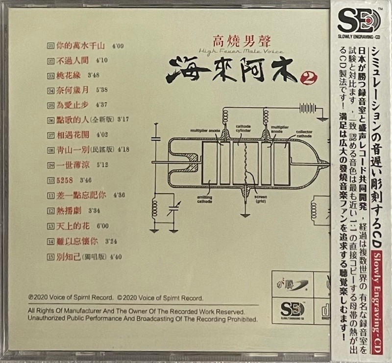 图片[2]-海来阿木《发烧乐迷高品质听觉享受 高烧男声2》[WAV+CUE][660MB]-影音屋