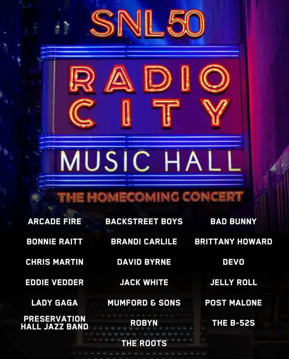 群星《周六夜现场50周年演唱会》[1080P / 中字][3.3G]-影音屋