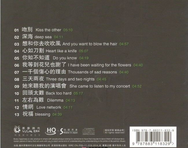 图片[2]-张学友《真情流露CD》[WAV+CUE][460MB]-影音屋