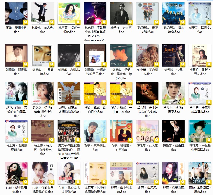 图片[5]-《华语歌单 经典老歌 收集319首 满满的回忆 内嵌词图》[FLAC/分轨][8.5GB]-影音屋