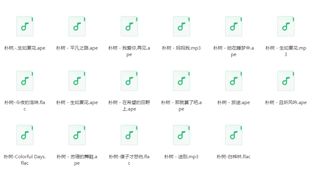 图片[2]-朴树《朴树歌曲合集》[320K/MP3][406.6MB]-影音屋