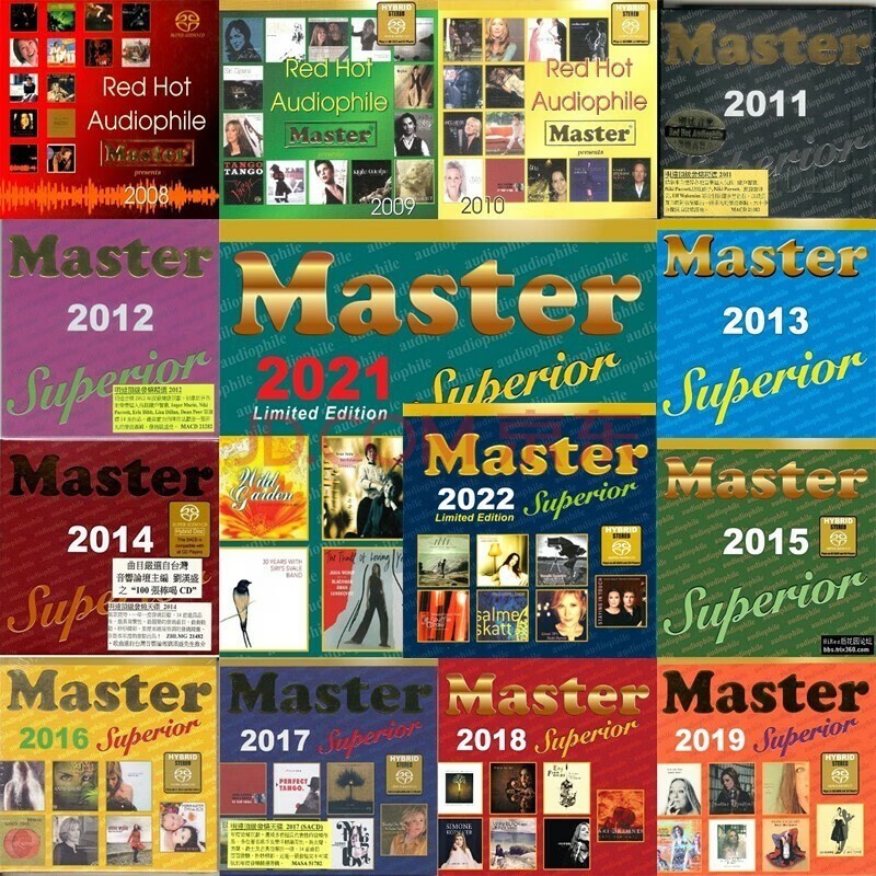 《明达发烧天碟2008-2022合集》Master唱片历年精品合集[ISO][17G]-影音屋