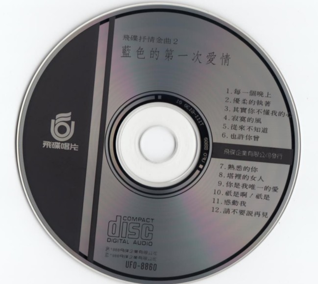 图片[2]-群星《飞碟抒情金曲2 蓝色的第一次爱情》台湾版[WAV+CUE][280MB]-影音屋