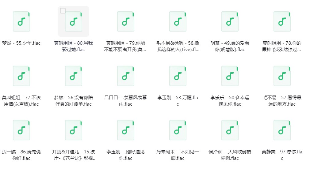 群星《2024第一季度百度排行100首》[FLAC/分轨][2.3G]-影音屋