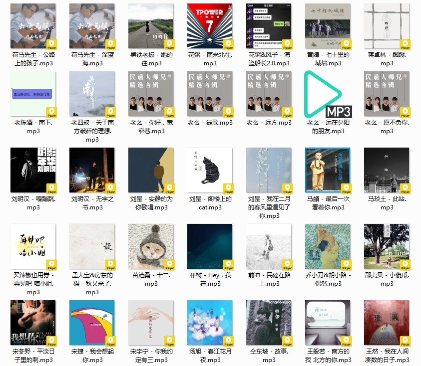 图片[11]-《歌单 民谣与酒 姑娘 吉他 南北方 甄选458首》[FLAC/MP3][12GB]-影音屋