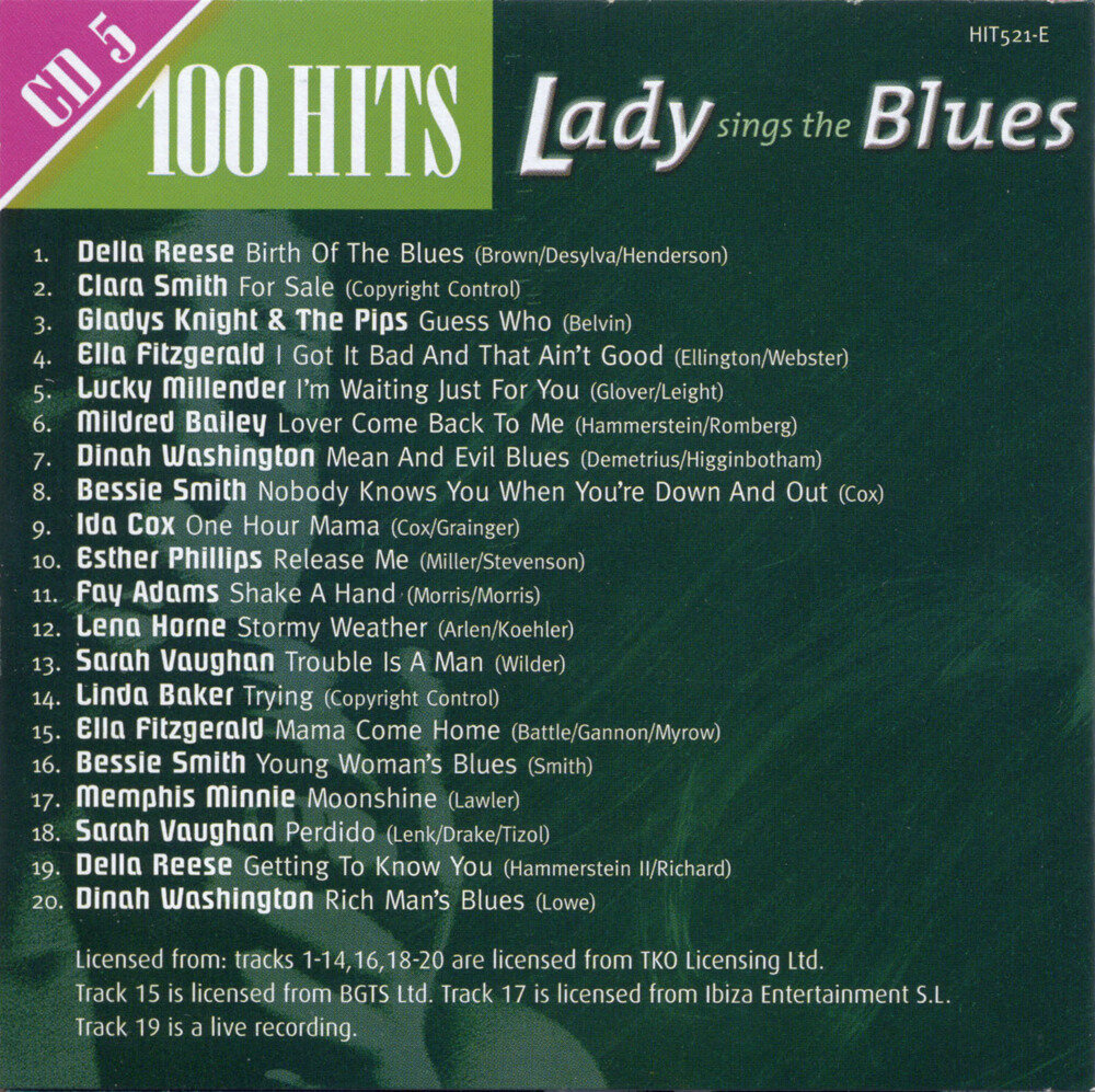 图片[10]-《布鲁斯歌后》5CD 极品珍藏版[[FLAC+CUE][1.4G]-影音屋