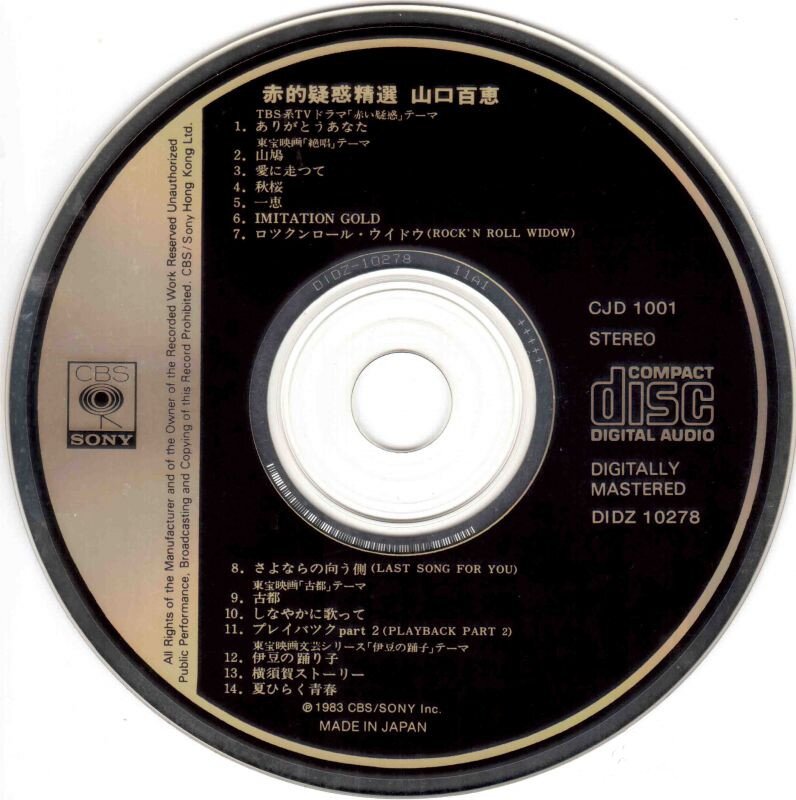 山口百惠《赤的疑惑精選》[WAV+CUE][1.1G]-影音屋