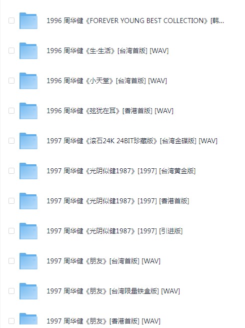 图片[6]-《周华健 98CD歌曲大合集 收藏版》[WAV/分轨][61GB]-影音屋