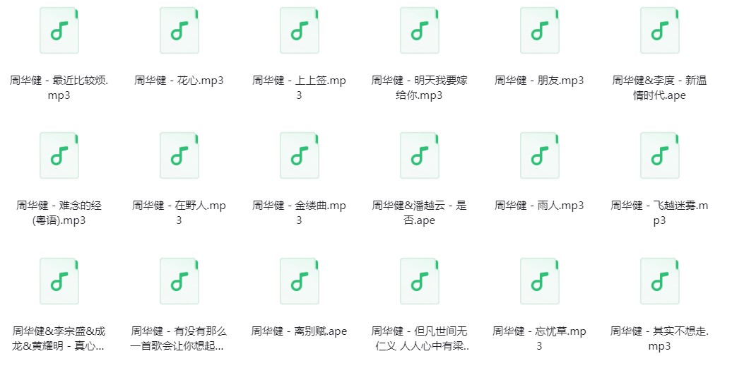 图片[3]-周华健《周华健歌曲合集》[320K/MP3][521MB]-影音屋