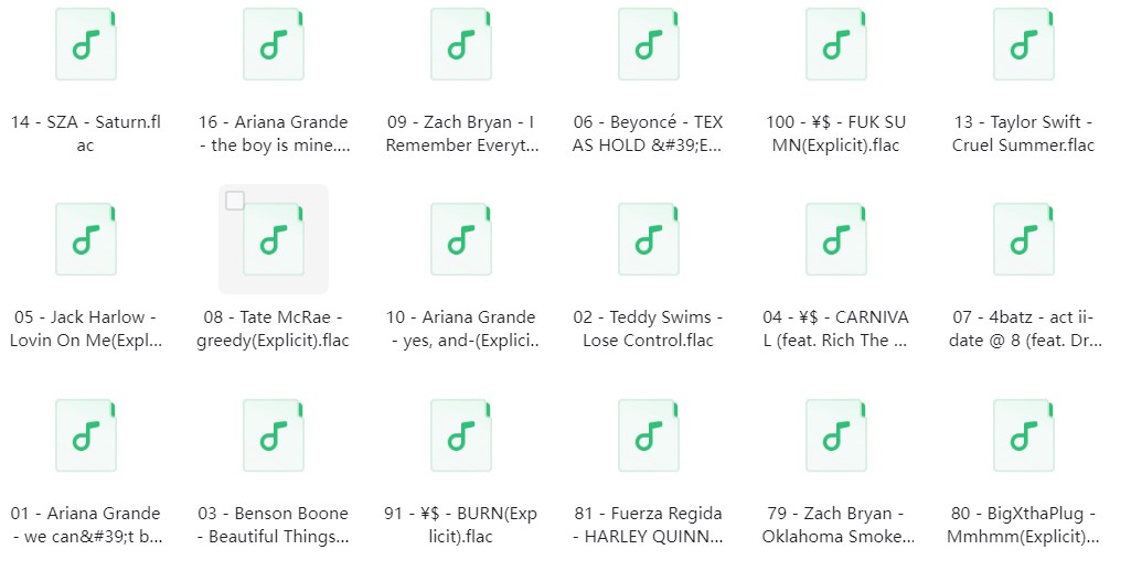 图片[3]-《美国Billboard单曲榜TOP100》[FLAC/分轨][3.2G]-影音屋