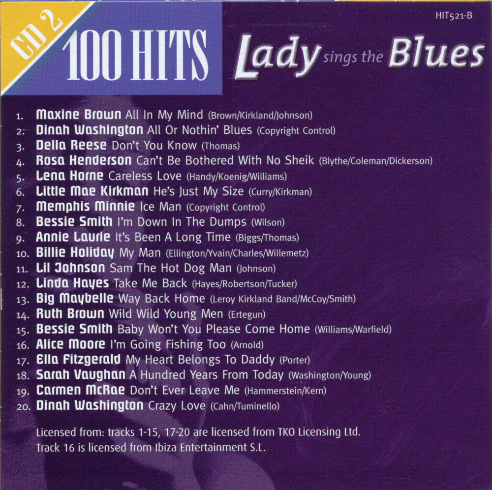 图片[4]-《布鲁斯歌后》5CD 极品珍藏版[[FLAC+CUE][1.4G]-影音屋