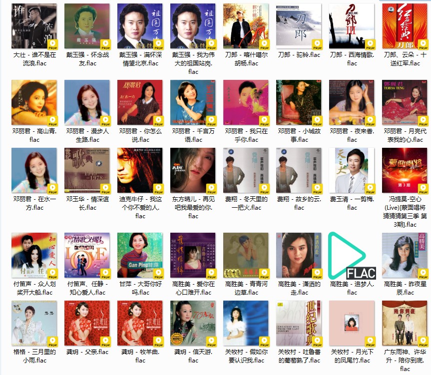 图片[2]-《华语歌单 经典老歌 收集319首 满满的回忆 内嵌词图》[FLAC/分轨][8.5GB]-影音屋