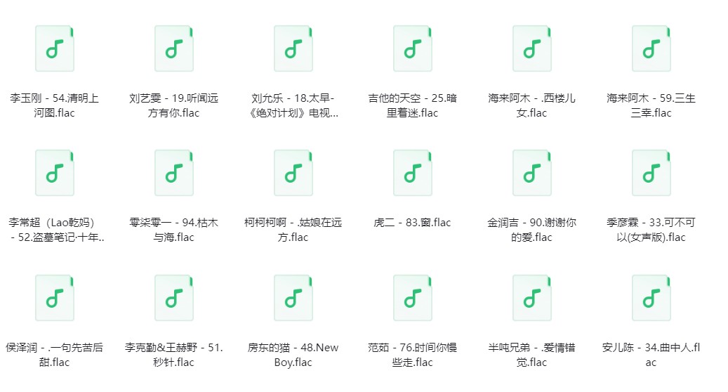 图片[2]-群星《2024第一季度百度排行100首》[FLAC/分轨][2.3G]-影音屋