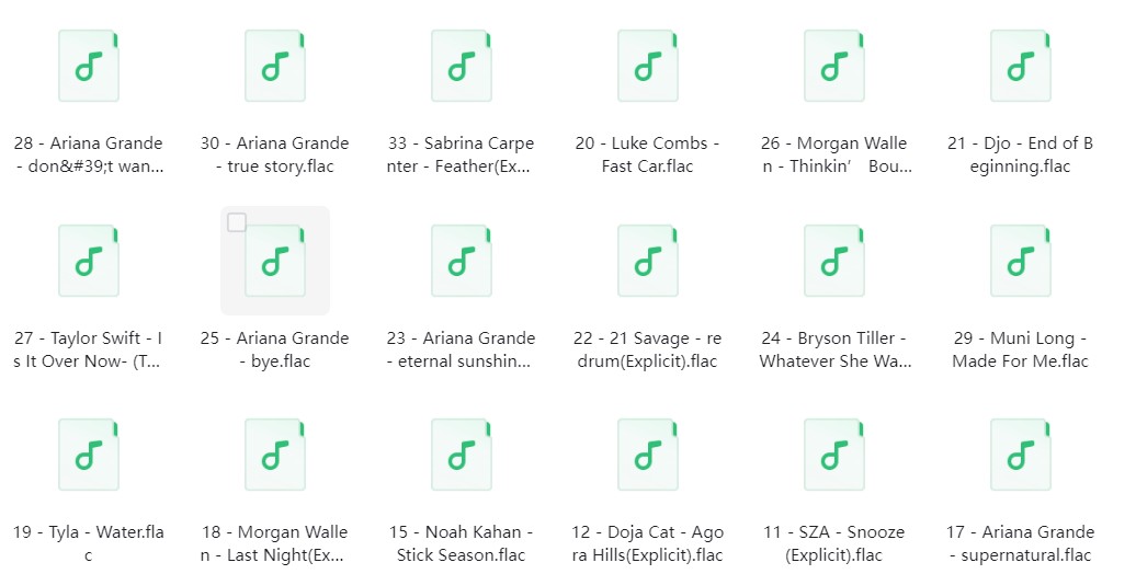 图片[2]-《美国Billboard单曲榜TOP100》[FLAC/分轨][3.2G]-影音屋