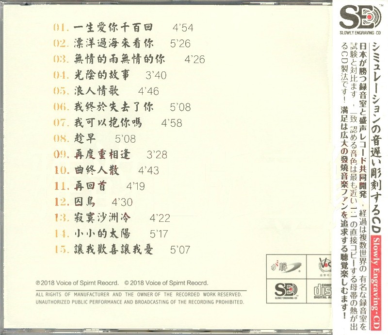 图片[2]-群星《不老情歌 HiFi典范》[WAV+CUE][700MB]-影音屋