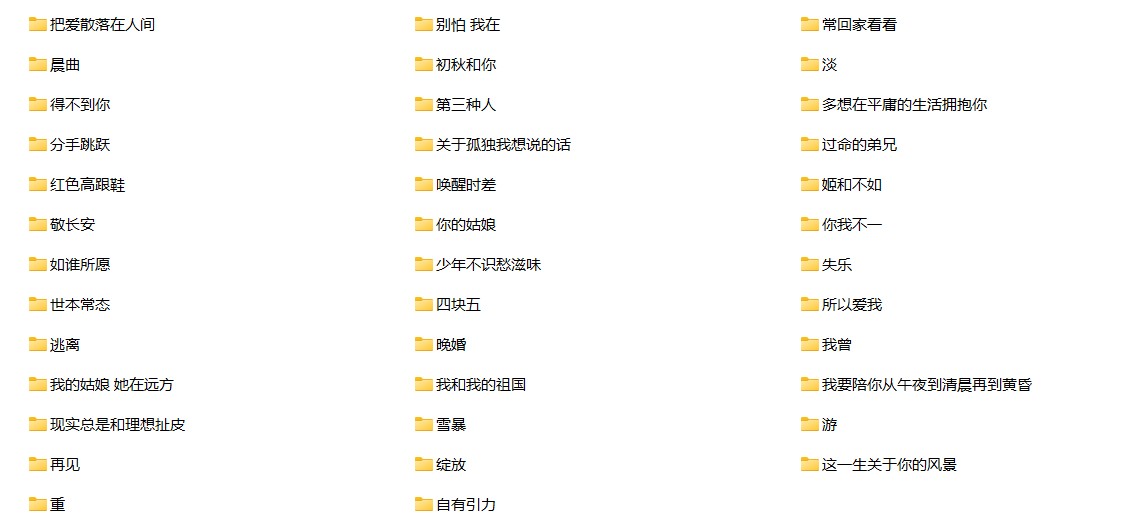 《隔壁老樊所有单曲合集》[FLAC][1.9G]-影音屋