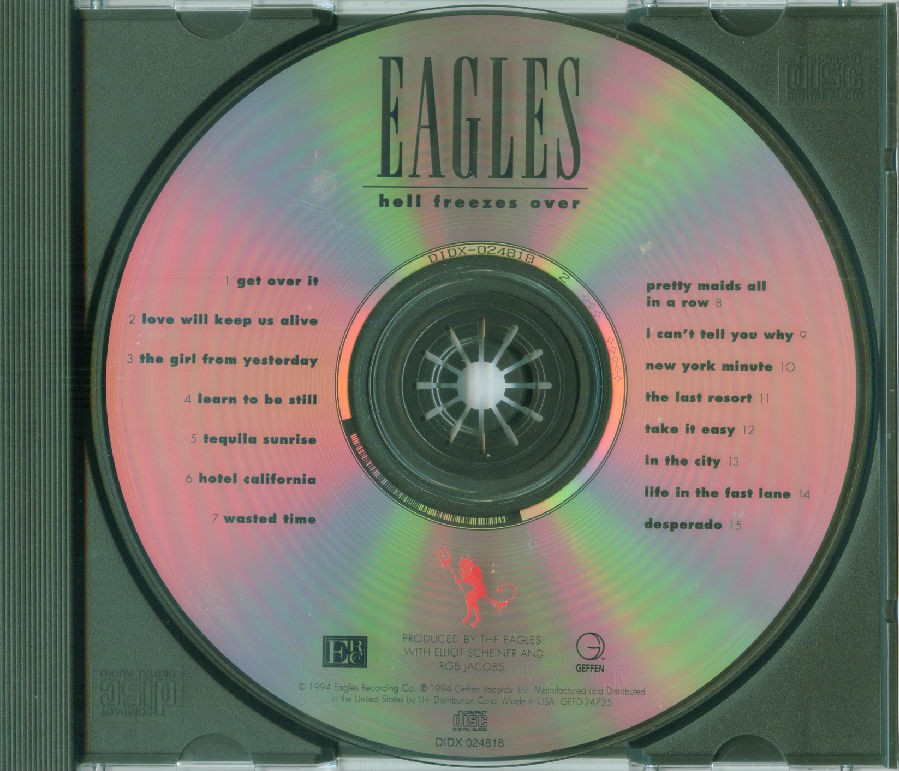 老鹰乐队《地狱冰封》 索尼首版 [WAV+CUE][736M]-影音屋