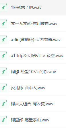 2025全网千万收藏量487首无损歌曲合集[WAV分轨][27G]-影音屋