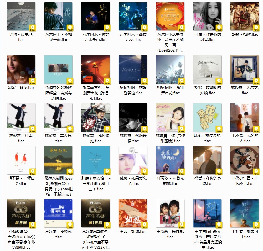 图片[2]-《QQ音乐.抖音热歌榜 TOP100首 2024.03.18期第12周》[FLAC/分轨][3.2GB]-影音屋