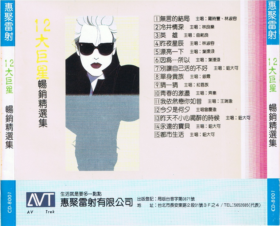群星《12大巨星畅销精选集》[WAV分轨][1.1G]-影音屋