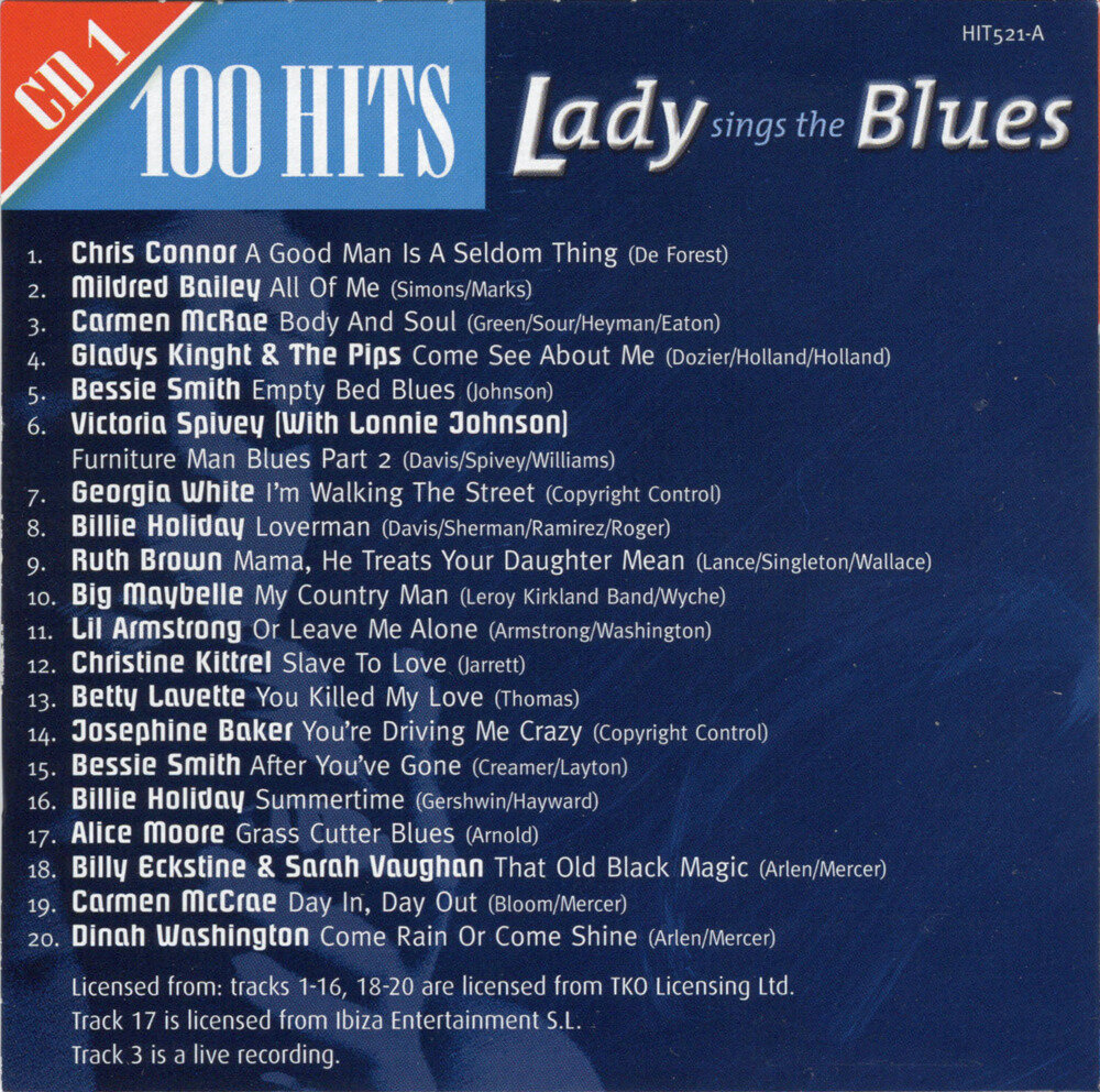 图片[2]-《布鲁斯歌后》5CD 极品珍藏版[[FLAC+CUE][1.4G]-影音屋