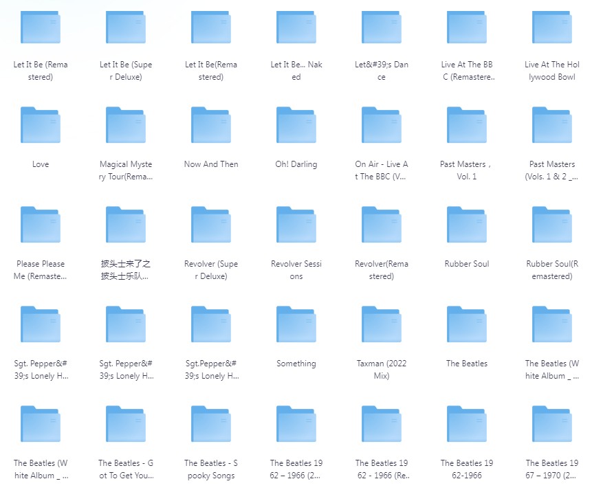 图片[2]-《甲壳虫乐队单曲+专辑合集》[FLAC/MP3][18GB]-影音屋