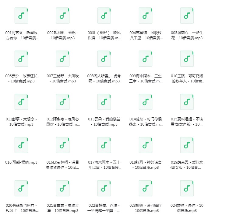 图片[8]-《买U盘自带一批车载音乐分享》[320K/MP3][40GB]-影音屋