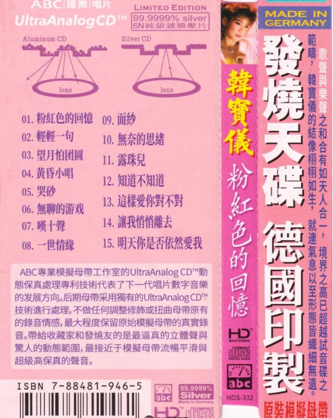 韩宝仪《2009 粉红色的回忆》[WAV+CUE][580MB]-影音屋
