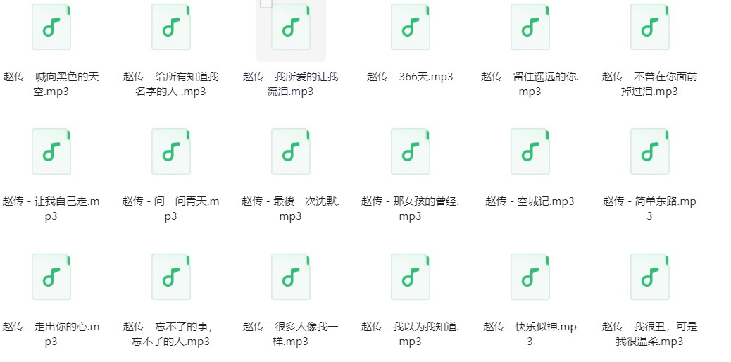 图片[4]-赵传《赵传歌曲合集》[320K/MP3][692.4MB]-影音屋
