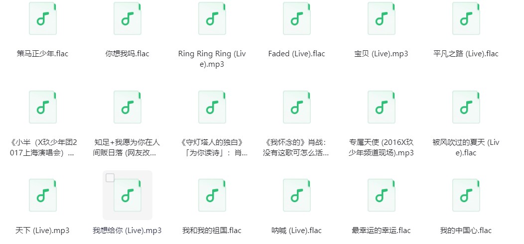 图片[3]-肖战《肖战歌曲合集》[FLAC/分轨][2.1G]-影音屋