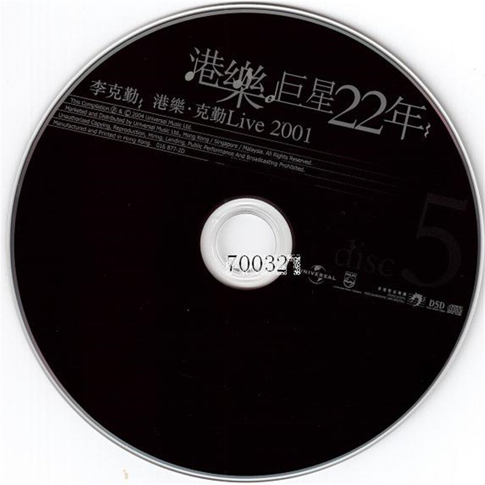 李克勤《克勤LIVE》 [WAV+CUE][1.1G]-影音屋