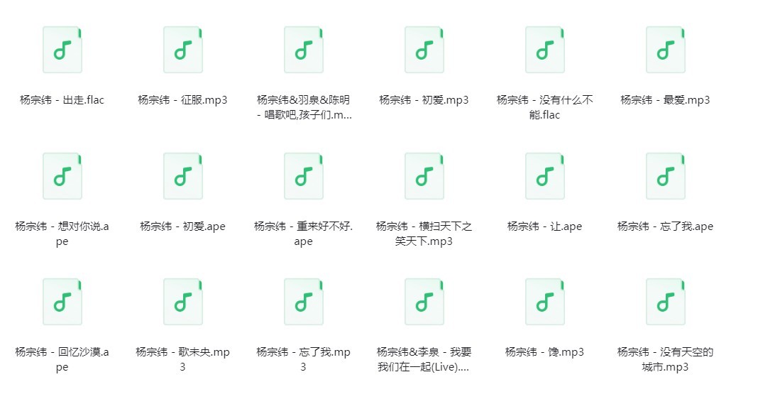图片[2]-杨宗纬《杨宗纬歌曲合集》[320K/MP3][489.4MB]-影音屋