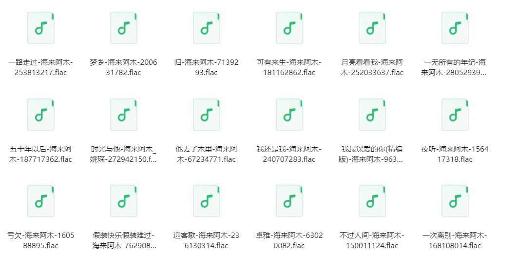 图片[4]-海来阿木《海来阿木歌曲合集》[FLAC/分轨][2.7G]-影音屋