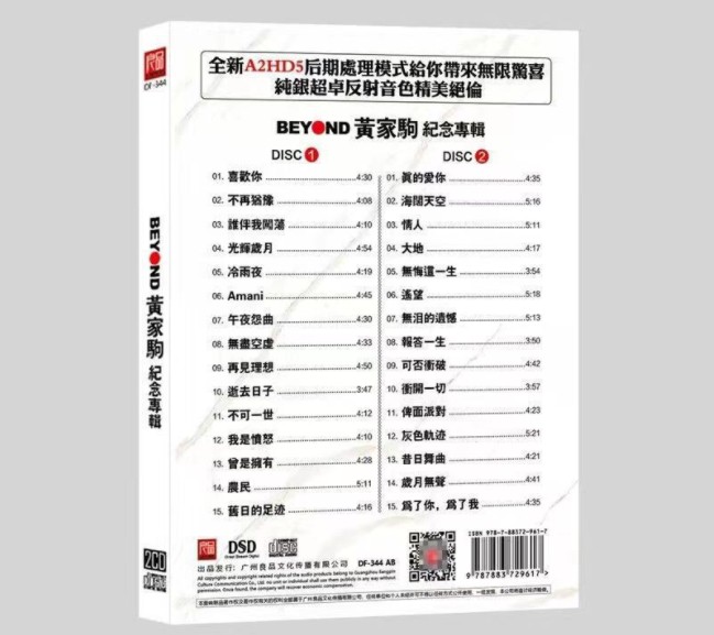 图片[2]-Beyond《黄家驹纪念专辑》2CD纯银版[WAV+CUE][1.4GB]-影音屋